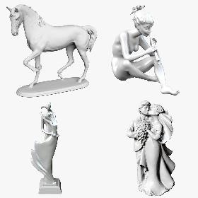 3D Figurine Collection model